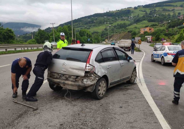 Samsunda trafik kazası: 4 yaralı