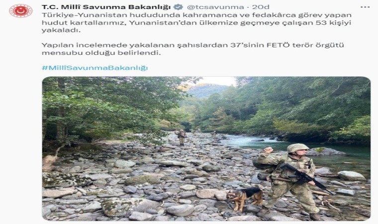 Sınır hattında 37 FETÖ mensubu yakalandı