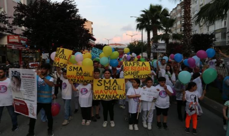 SMA hastası Havva bebek için yürüdüler