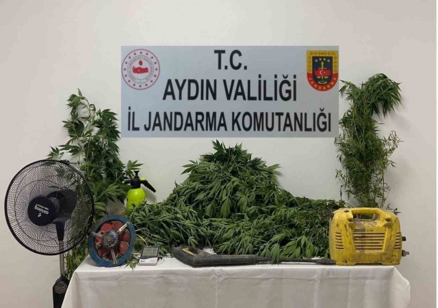 Sökede uyuşturucu imalathanesine baskın: 1 gözaltı