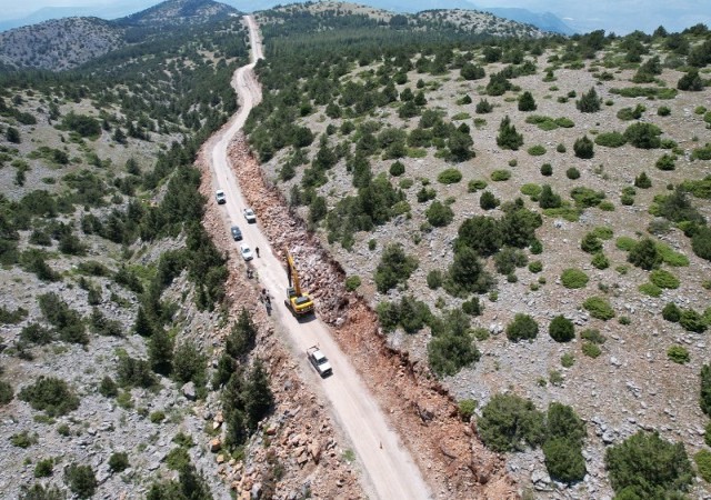 Spil yolundaki çalışmalar tamamlanmak üzere