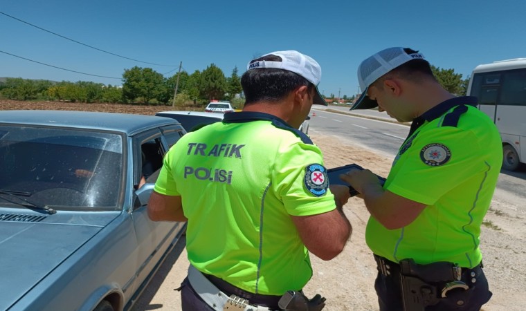 Şuhutta polis ve jandarmadan trafik denetimi