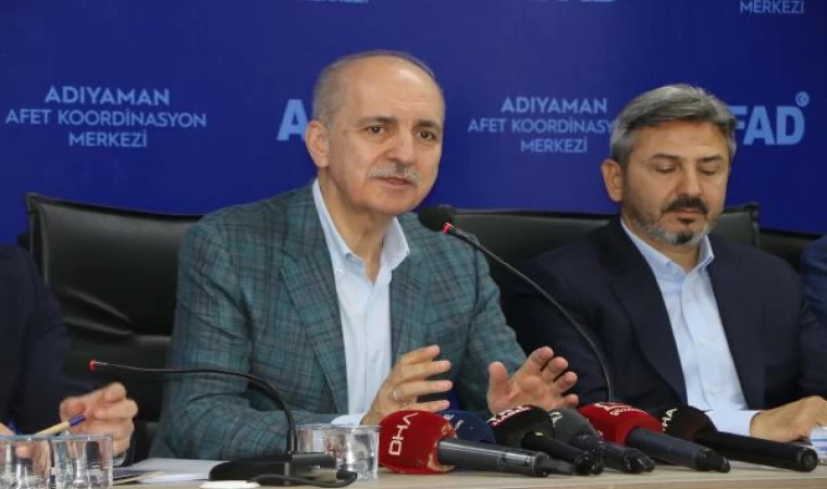 TBMM Başkanı Kurtulmuş, bayram namazını depremzedelerle kıldı (2)