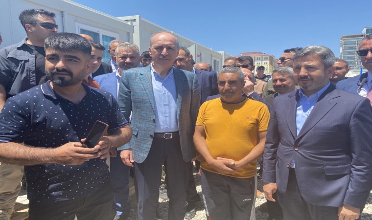 TBMM Başkanı Numan Kurtulmuş, depremzedelerle bir araya geldi