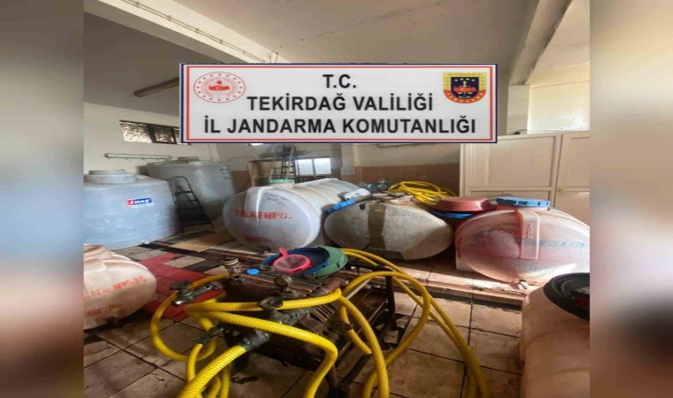 Tekirdağda 371 ton kaçak içki ele geçirildi