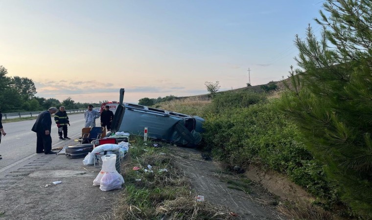 Tokatta bayram yolcuğunda kaza: 4 yaralı