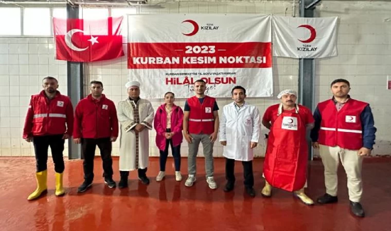 Türk Kızılay, kurban kesimlerini başlattı