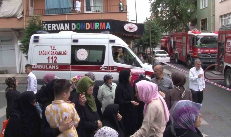 Ümraniyede korkutan yangın: 1 kişi yaralandı