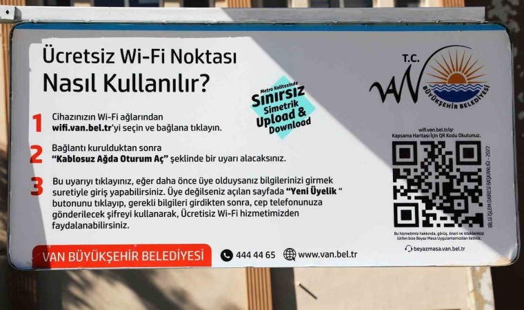 Vanda 96 noktaya ücretsiz wi-fi hizmeti