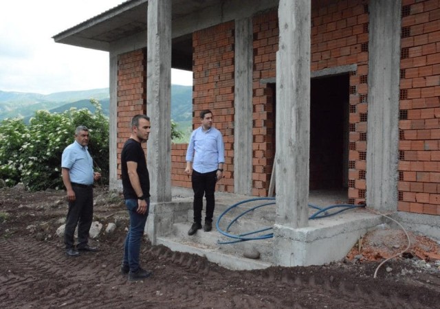 Yedisu Kaymakamı Başar, KÖYDES çalışmalarını inceledi