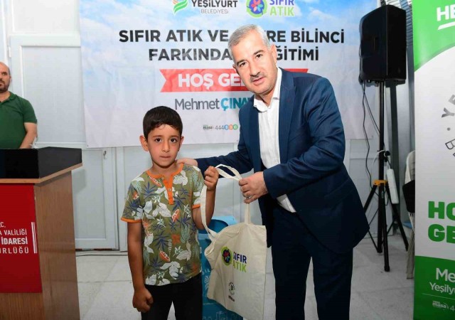 Yeşilyurt Belediyesinden Sıfır atık ve çevre bilinci programı