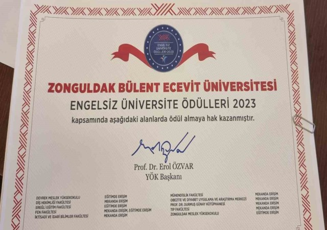 ZBEÜ Engelsiz Kampüs sıralamasında Türkiyede ilk 5te