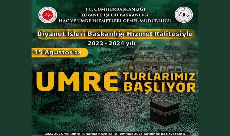 2023-2024 Umre Dönemi Ağustosta başlıyor