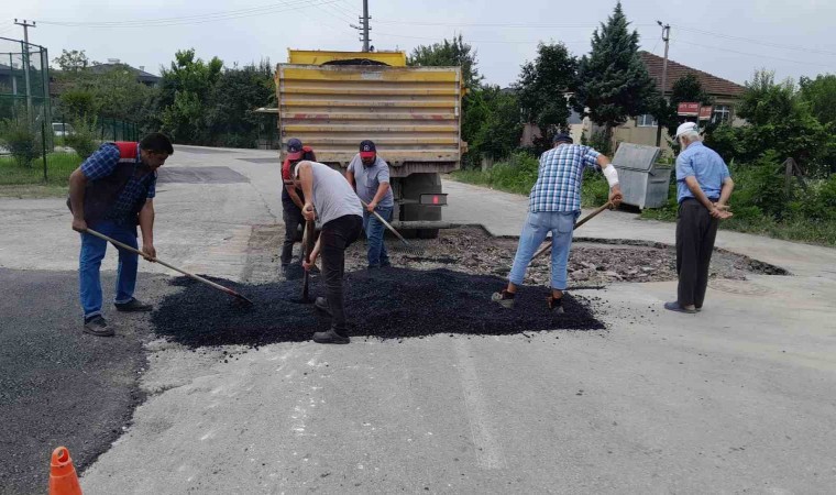 5 Mahallede asfalt çalışmaları sürüyor