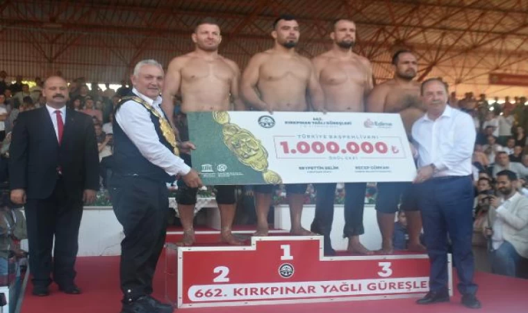 662’nci Kırkpınar’da başpehlivan Yusuf Can Zeybek oldu (EK FOTOĞRAFLAR)