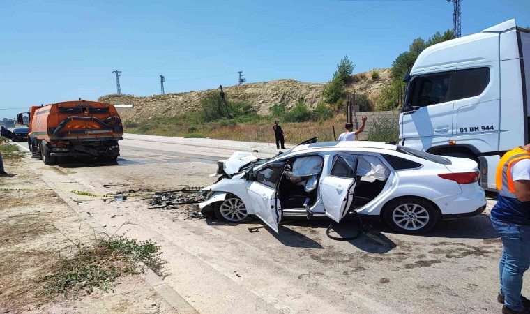 Adanada trafik kazası: 1 ölü, 3 yaralı