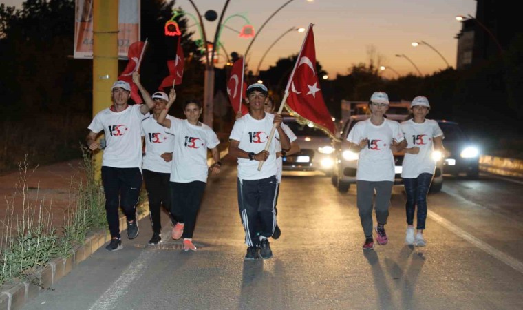 Ağrıda “15 Temmuz Sancak Koşusu” düzenlendi