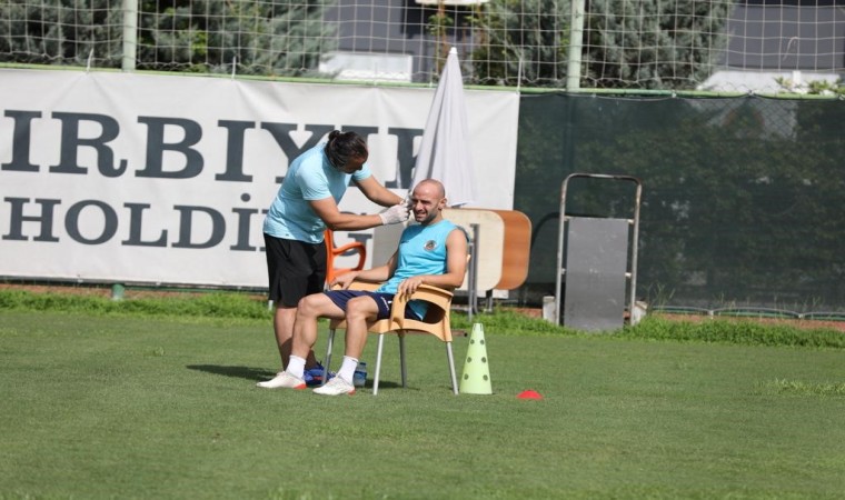 Alanyasporlu futbolcular laktat testinden geçti