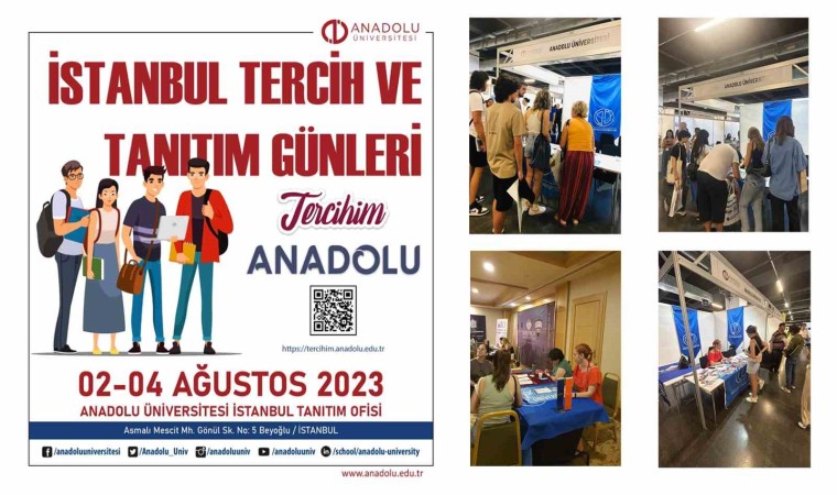 Anadolu Üniversitesi, İstanbulda da tercih döneminin nabzını tutuyor