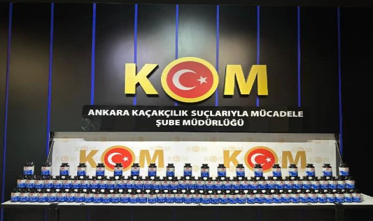 Ankara’da ’kaçak ilaç’ operasyonu: 2 gözaltı