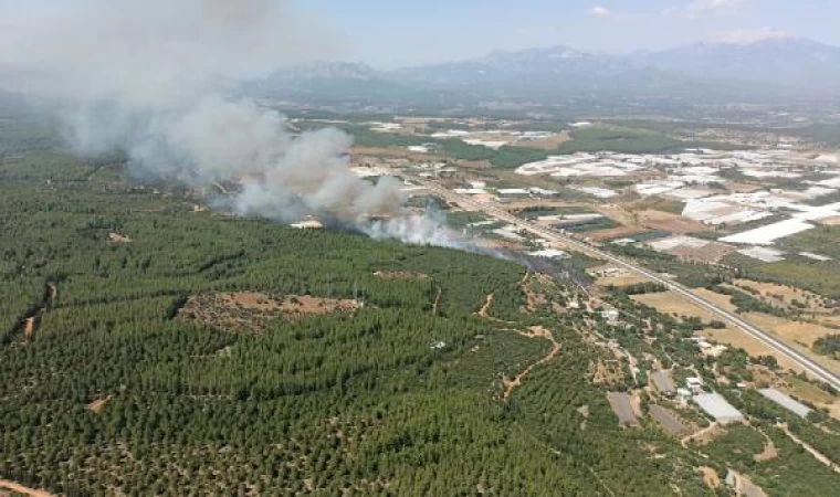 Antalya’nın 2 ilçesinde orman yangını