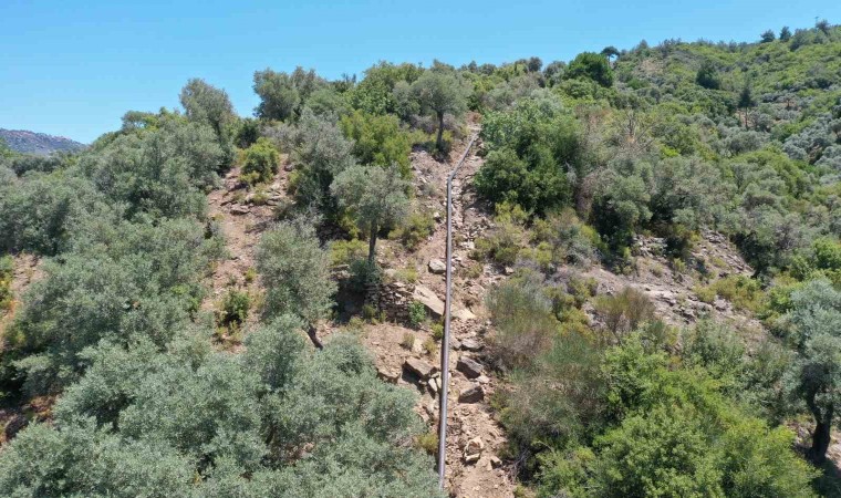 ASKİ, Söke Karakayaya Beşparmak Dağlarının zirvesinden su sağladı