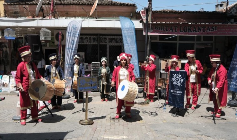 Aydın Büyükşehir Belediyesi Kadın Mehteran Takımına Nazillide yoğun ilgi