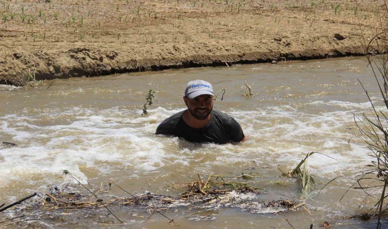 Aydın Ovasında çiftçilerin 44 derece sıcakta ekmek mücadelesi