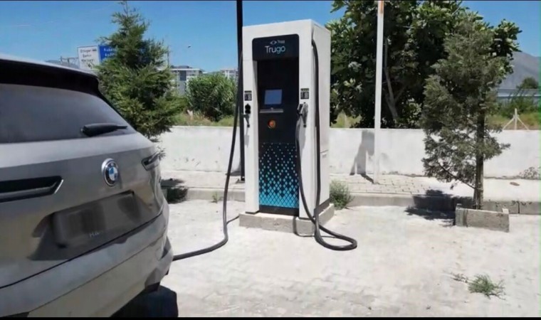 Aydının ilk Trugo Elektrikli Araç Şarj İstasyonu Sökede faaliyete geçti