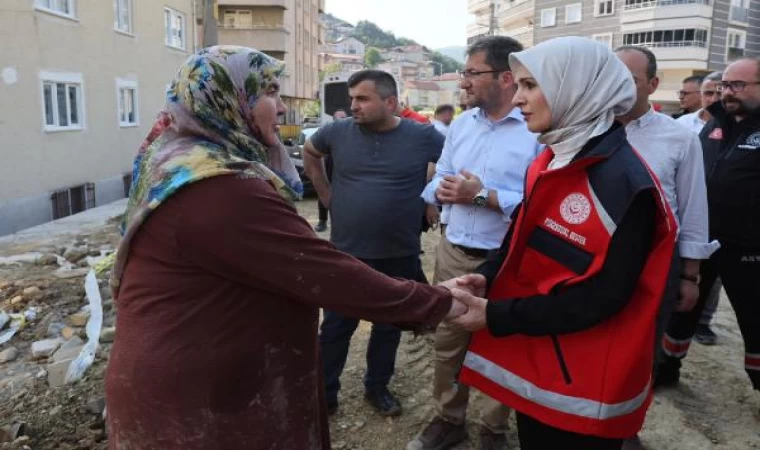 Bakan Yerlikaya’dan Zonguldak’ta selin vurduğu bölgelerde inceleme / Ek fotoğraflar