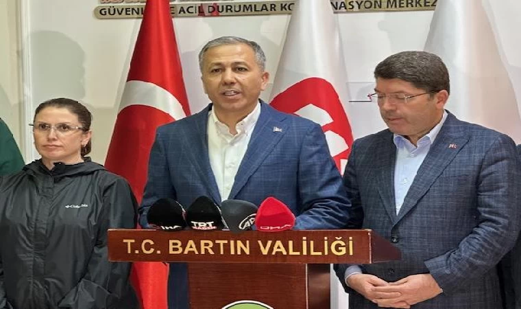 Bakanlar Yerlikaya ve Tunç, selin vurduğu Bartın’a geldi: Turuncu alarm devam ediyor