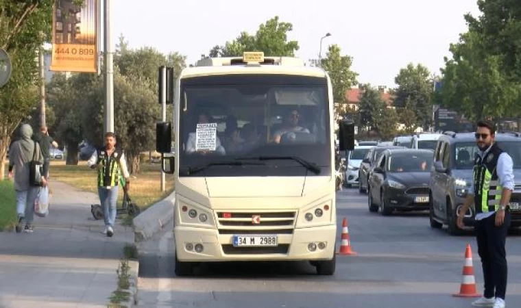 Bakırköy’de polis yolcu gibi bindi, minibüsçülere ceza yağdı 