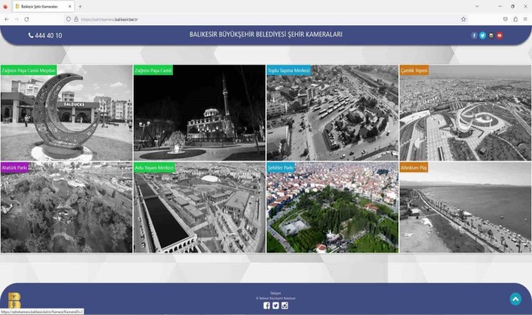 Balıkesir Büyükşehir Belediyesi şehir kameralarını devreye aldı