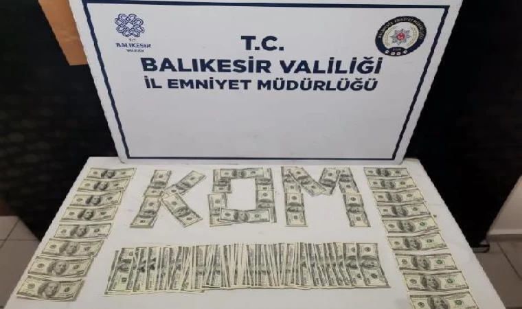 Bandırma’da sahte dolar operasyonu: 2 gözaltı