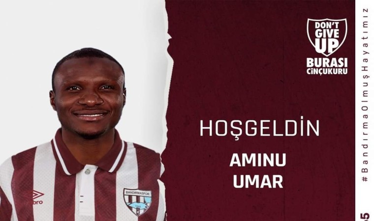 Bandırmaspor, Aminu Umar ile 1 yıllık sözleşme imzaladı