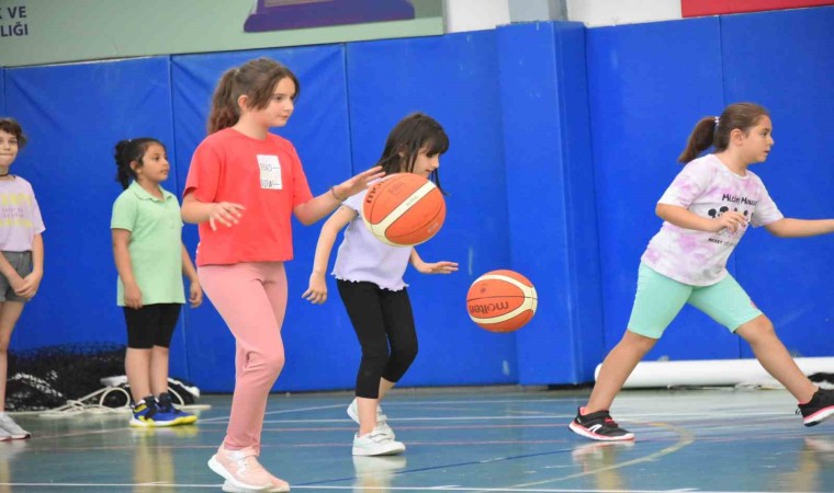 Basketbol kursu yoğun ilgi gördü