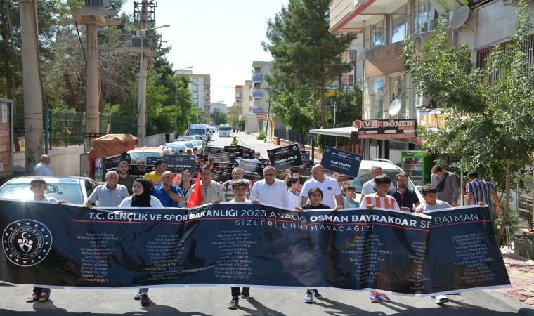 Batmanda analig badminton heyecanı