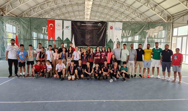 Batmanda tenis Ana Lig grup müsabakaları tamamlandı