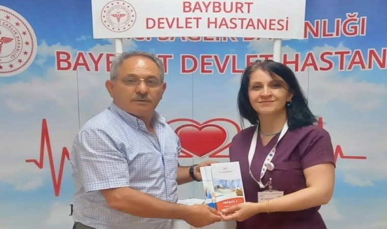 Bayburtta vatandaşlar hepatit hastalığına karşı bilgilendirildi