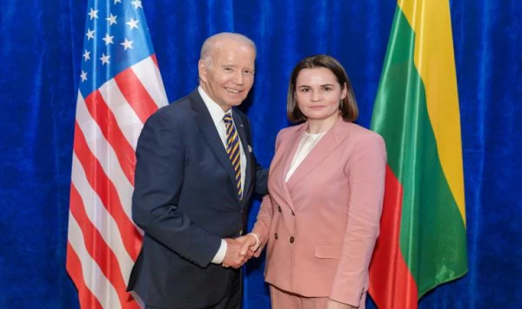 Biden, Vilnius’ta Belarus muhalefet lideriyle görüştü