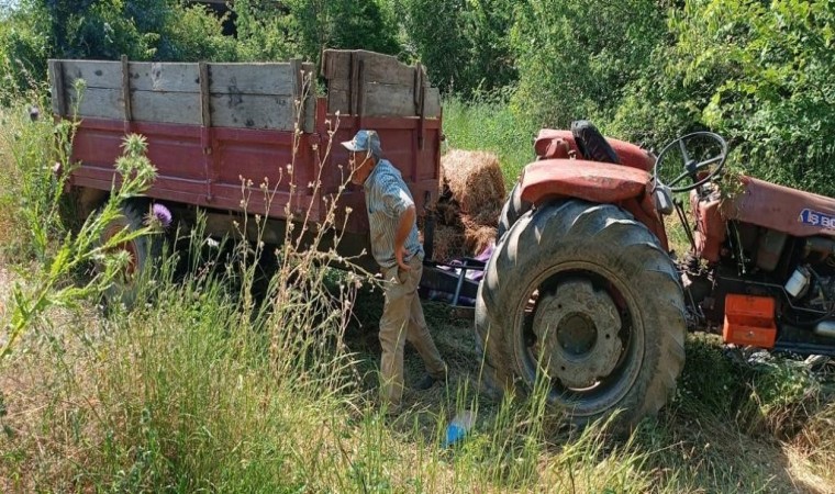 Bilecikte traktör şoförü direksiyon hakimiyetini kaybetti: 1 ölü, 1 yaralı