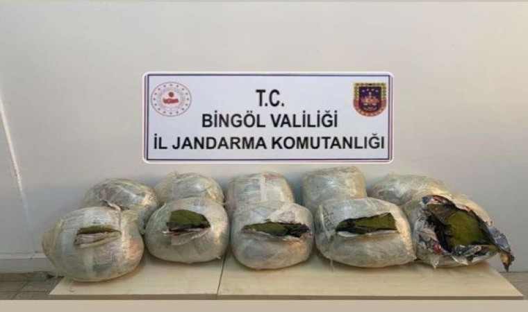 Bingölde menfez altına gizlenmiş 59 kilo esrar ele geçirildi