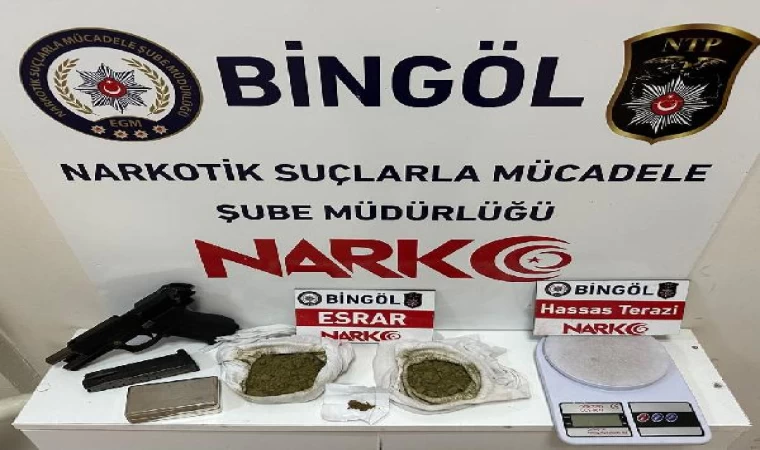 Bingöl’de uyuşturucu operasyonu: 2 tutuklama