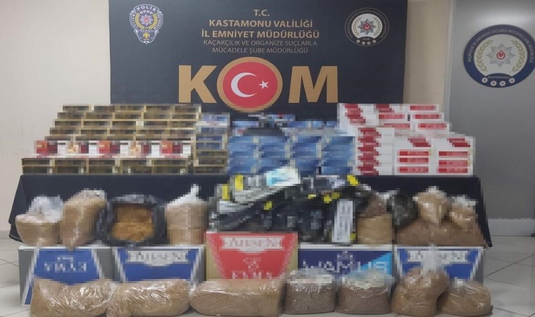 Binlerce sahte bandrollü boş makaron ele geçirildi: 4 gözaltı