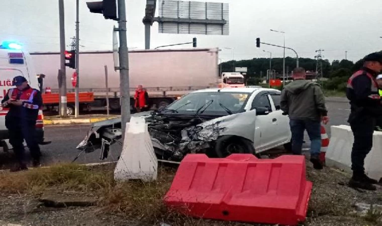 Bolu’da TIR ile otomobil çarpıştı: 6 yaralı