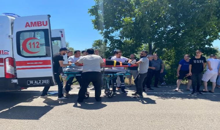 Bursa’da TIR, motosiklete çarptı: 2 ağır yaralı