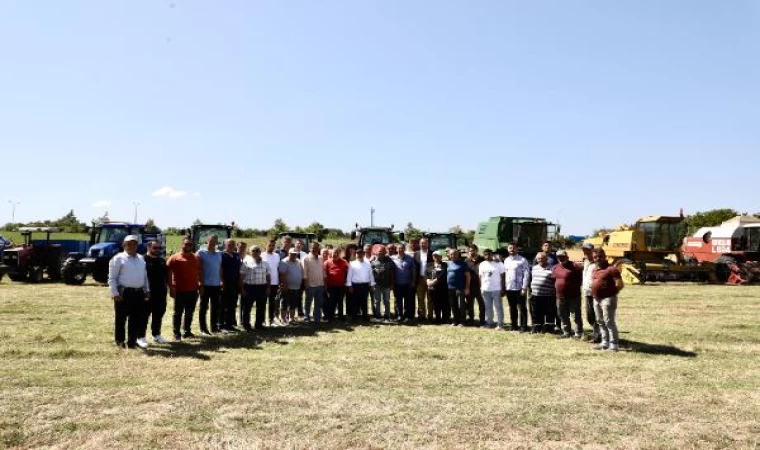 Büyükçekmece’de buğday hasat dönemi başladı