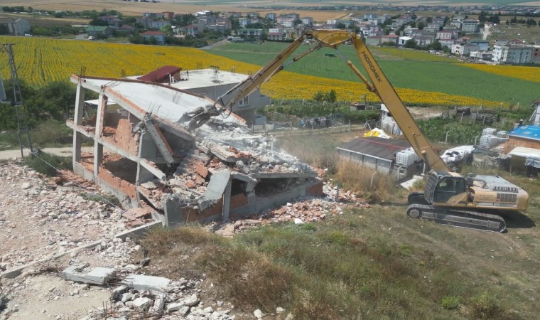 Büyükçekmecede kaçak yapılara taviz verilmiyor