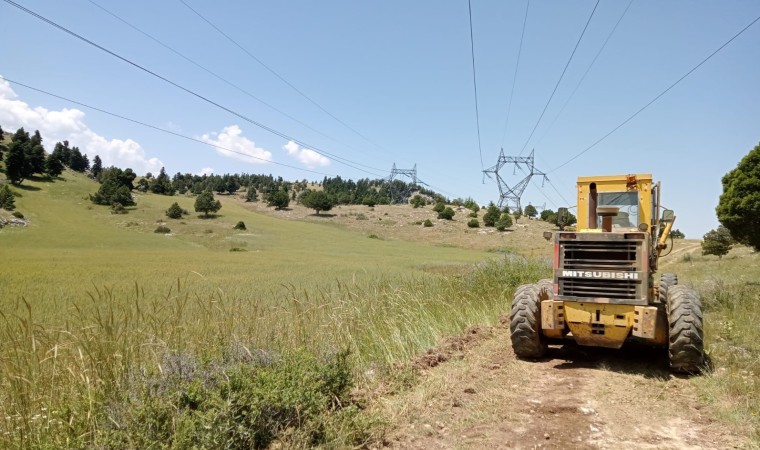 Büyükşehirden kırsalda arazi ve yayla yollarında çalışma