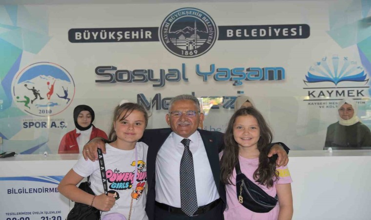 Büyükşehirin KAYMEK Yaz Okullarında dolu dolu program